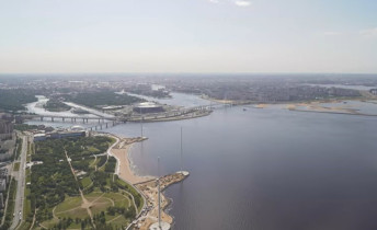 Obraz podglądu z kamery internetowej St. Petersburg - Lakhta Center skyscraper